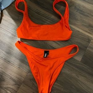 Triangl red bikini both size medium